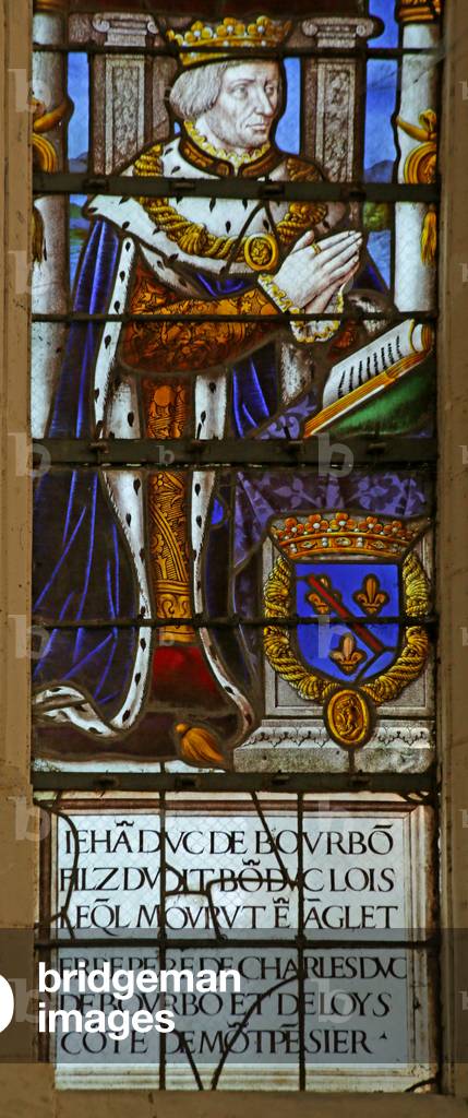 Window depicting Jean de Bourbon (stained glass)