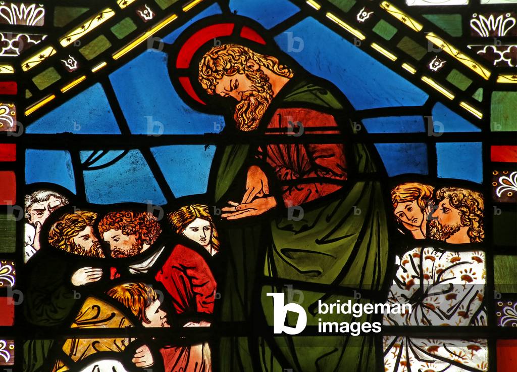 St Paul preaching at Athens (stained glass)
