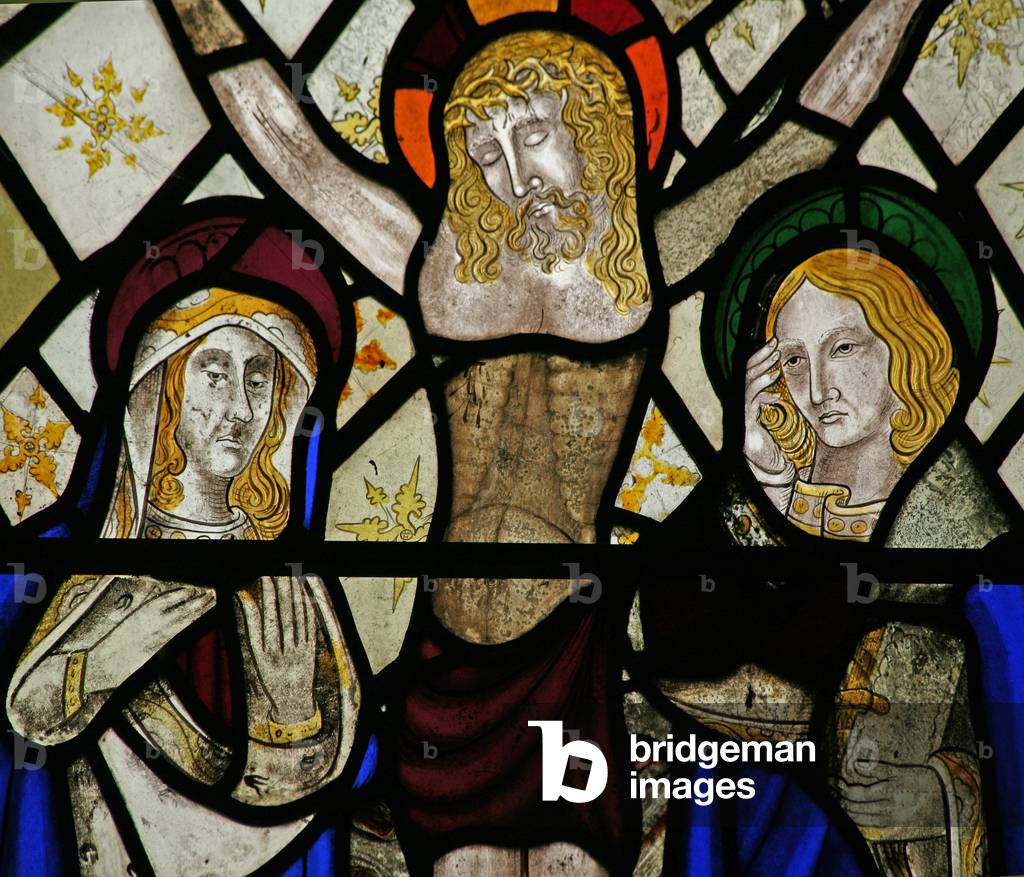 Window Sa depicting the Crucifixion (stained glass)