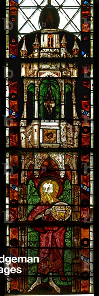 Window w11 depicting St John the Baptist (stained glass)