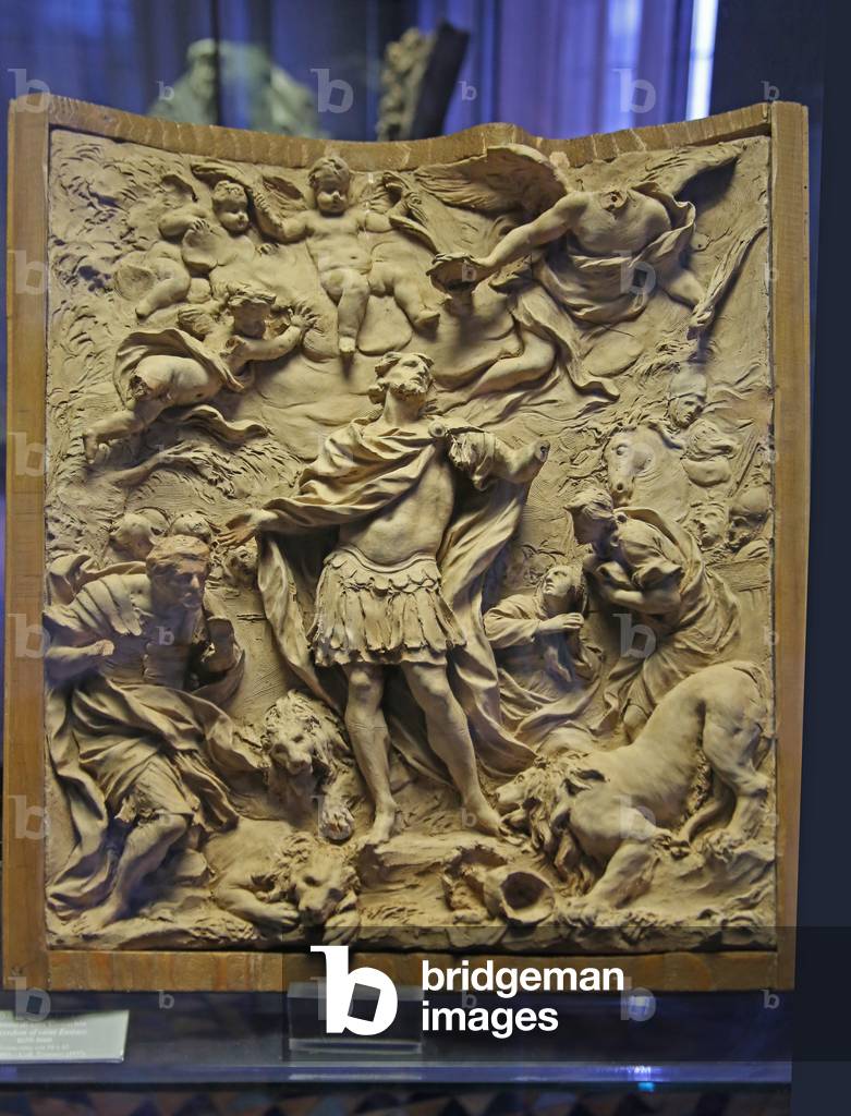 The Martyrdom of St Eustace, 1660 (stucco)