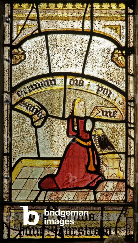 Window s6 depicting a donor - Calloway (stained glass)