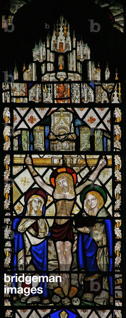 Window Sa depicting the Crucifixion (stained glass)