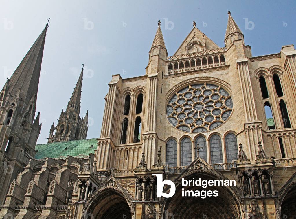 A view of the south façade