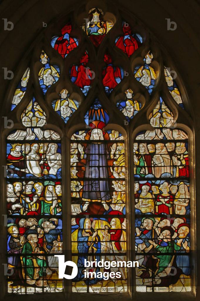 Window depicting the Second Coming of Christ, 1470 (stained glass)