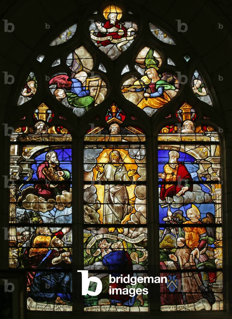 Window depicting the Transfiguration, 16th-20th century (stained glass)