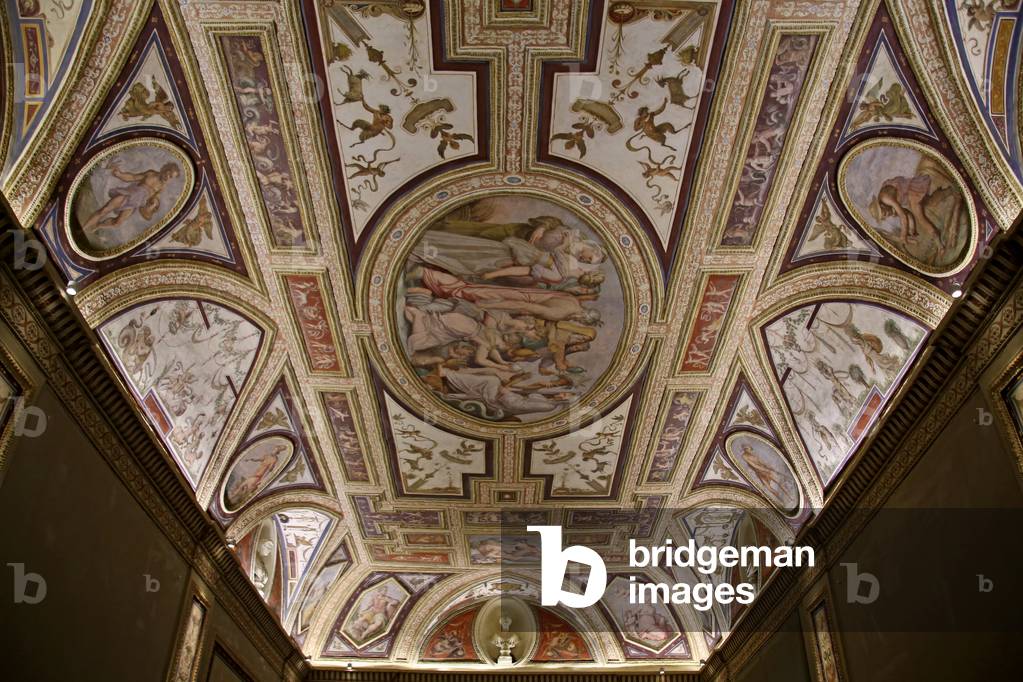 The myth of Ceres: The Altoviti ceiling by Giorgio Vasari, Palazzo Venezia, Rome, Italy (photo)