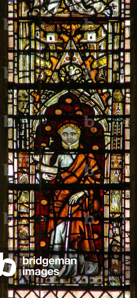Window c7 depicting St Jude (stained glass)