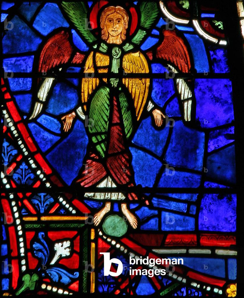 Angelic Hierarchy: Seraphim (w36) (stained glass)