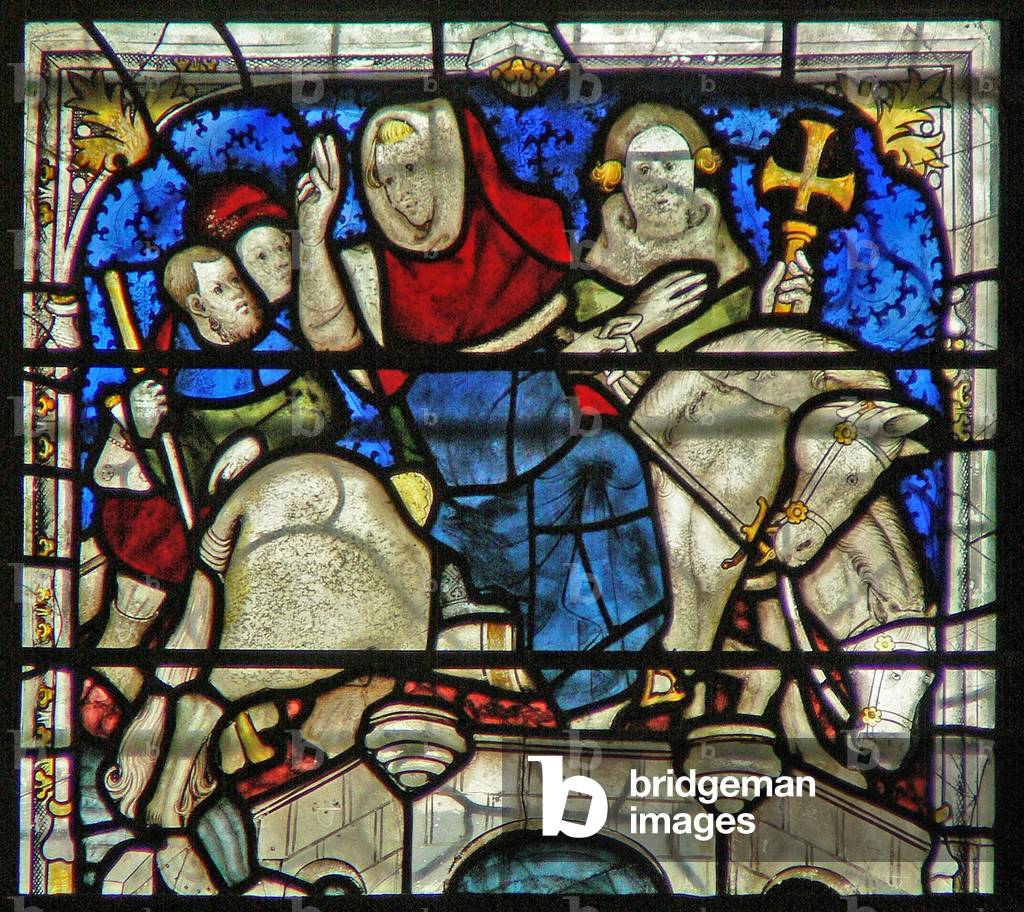 Window w5 depicting a scene from the life of St William (stained glass)