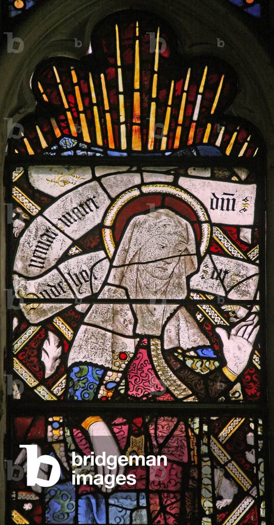 Window Ew depicting St Elizabeth? (stained glass)
