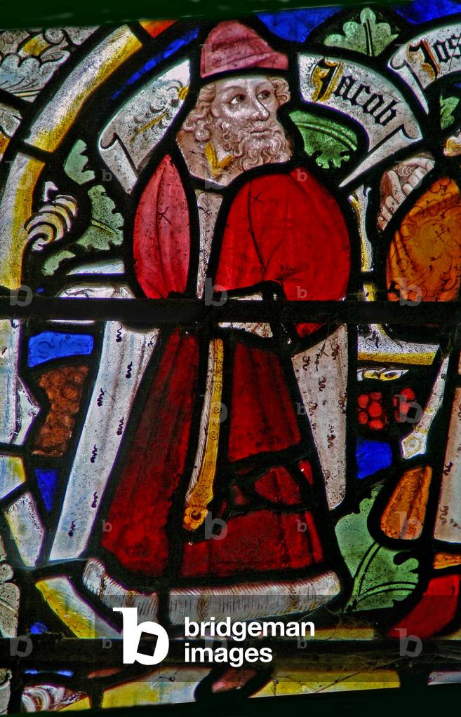 Window Ew depicting Jacob  on the Tree of Jesse (stained glass)