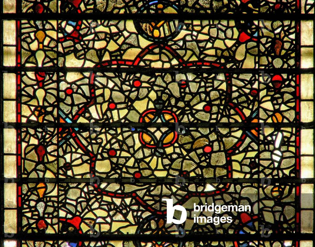 Window Five-Sisters depicting grisaille (stained glass)