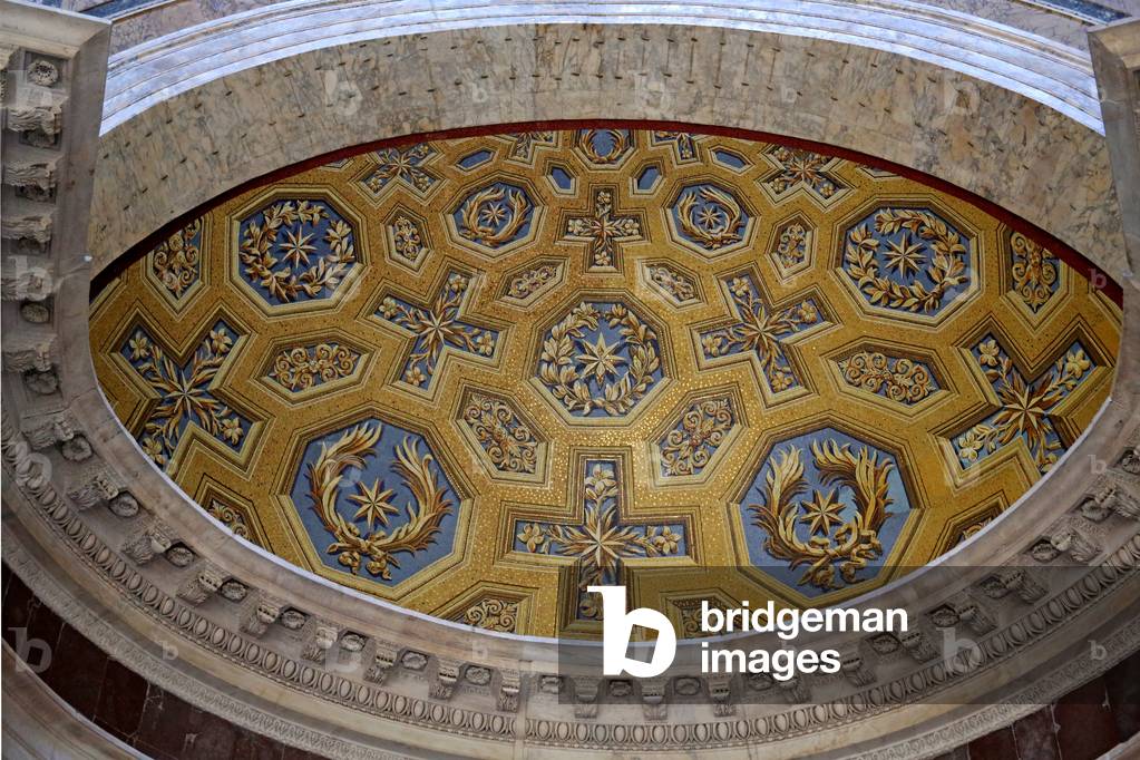 View of the mosaic in the apse, 16th century, Pantheon, Rome, Italy (photo)