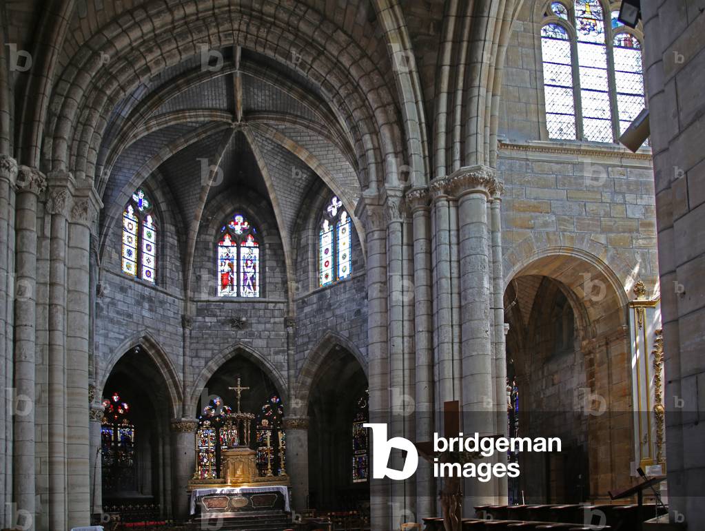 Window  depicting the view to the east (view)