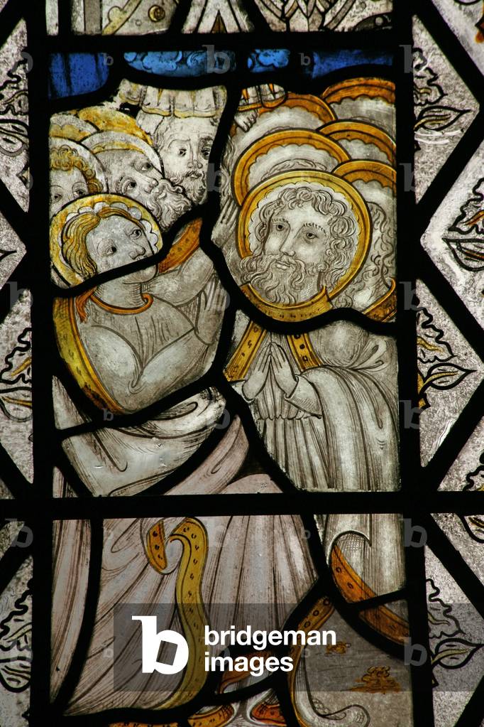 Window Sa depicting Pentecost (stained glass)
