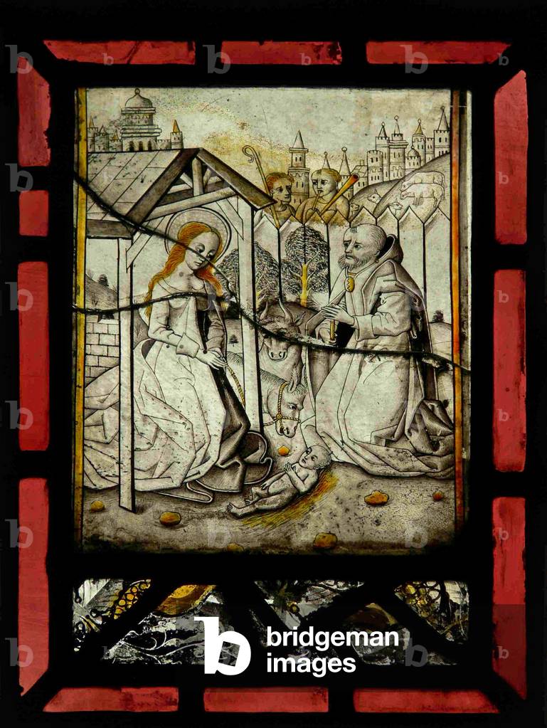 Window depicting the Nativity (stained glass)