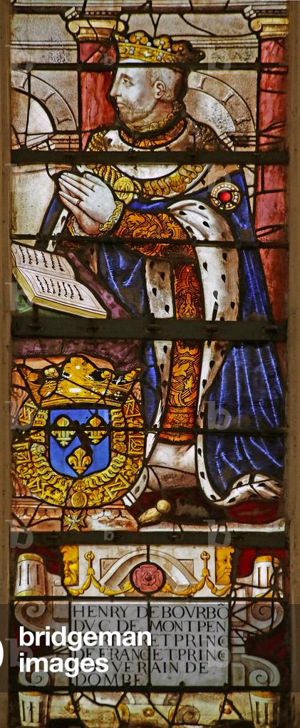 Window depicting Henri de Bourbon (stained glass)