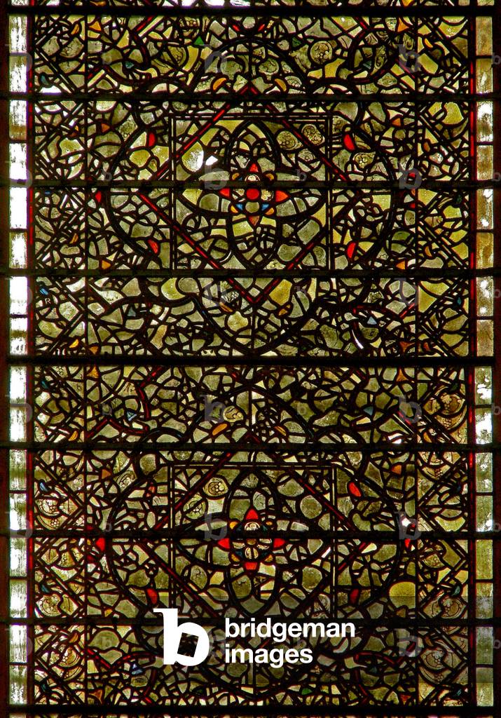 Window Five-Sisters depicting grisaille (stained glass)