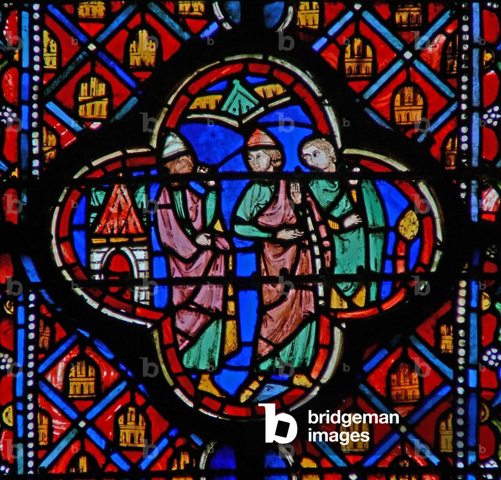 Window w10  the Parable of the sour grapes Ex XVIII 2 (stained glass)