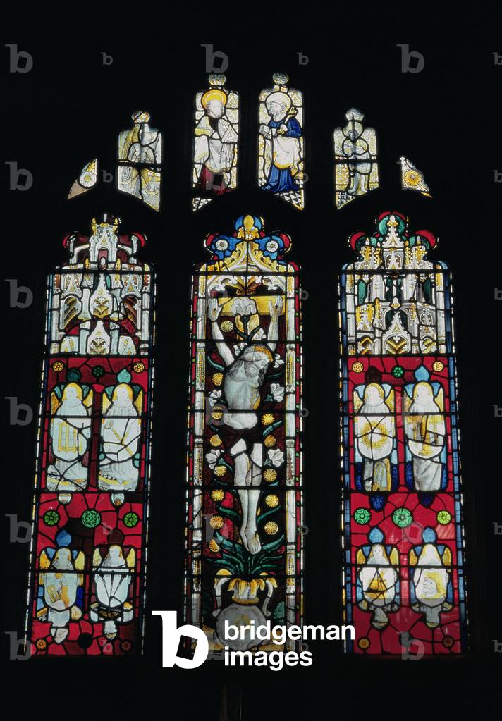 Die Kreuzigung der Lilie (Ganzes Fenster) 15. Jahrhundert