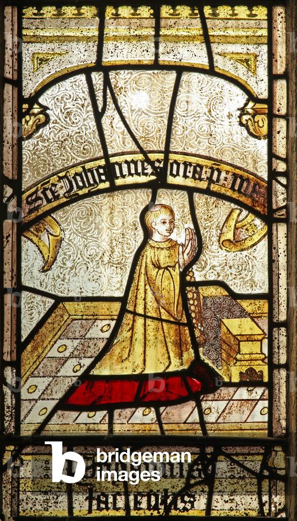 Window s6 depicting a donor - Calloway (stained glass)