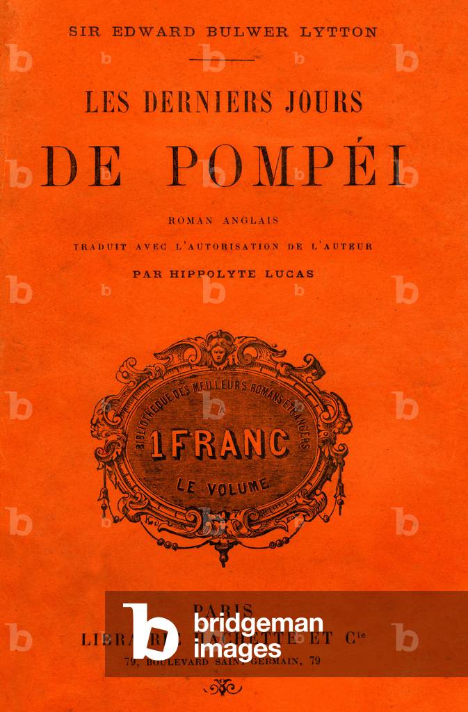 Immagine di Libro "Copertina di un'edizione francese del libro «» Les derniers jours de Pompei»» (Gli ultimi g