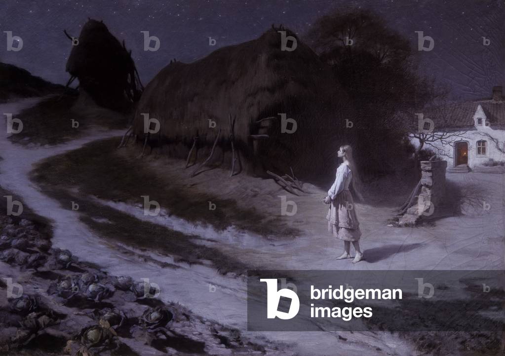 The young Pastoure (Joan of Arc), Salon 1884 (oil on canvas)