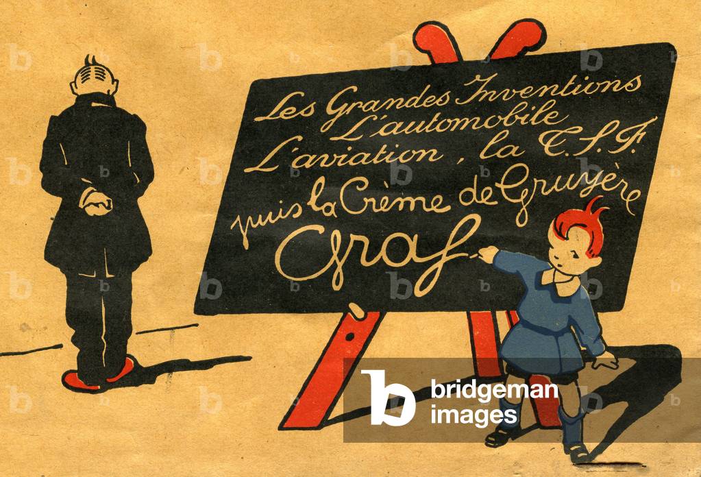 Gruyère cream by Graf,  notebook cover years 1925-28