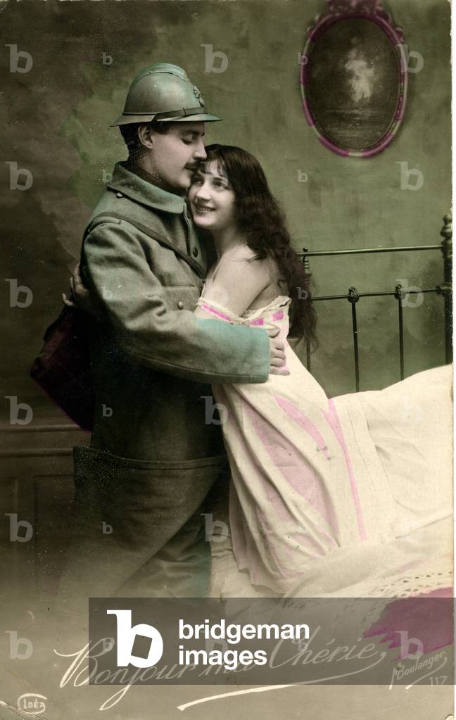 Bild von Fotografie "Postkarte des Ersten Weltkriegs" 1914 von Unknown photographer