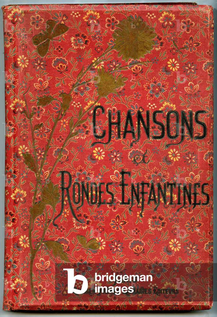 Cover of the book “Chansons et rondes enfantines” by J.B. Weckerlin, Garnier edition, 1885