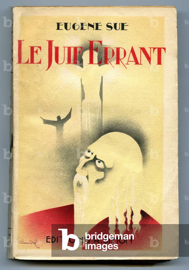Cover of Eugene Sue's book 'Le Juif errant', 1936 (print)