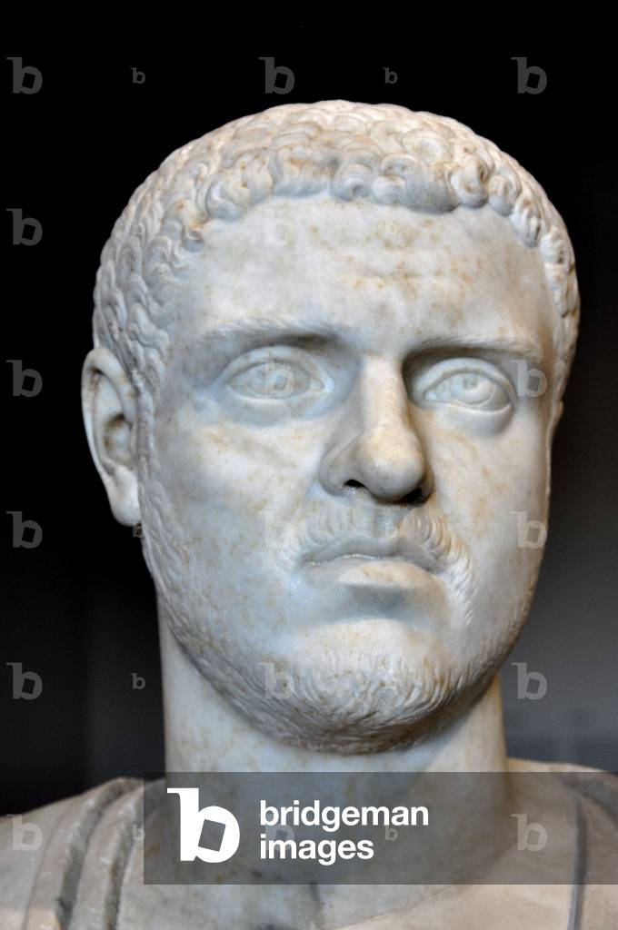 Portrait of Emperor Caracalla, 212 -217 (sculpture)