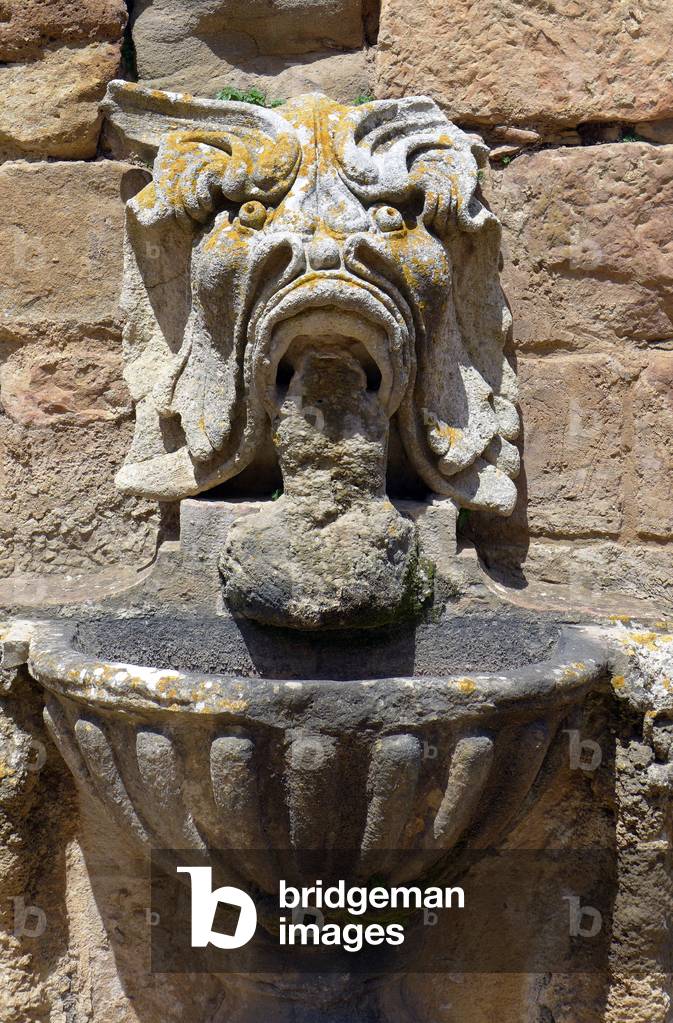 Abbey of Fontfroide. Narbonne, Aude, Corbieres, Languedoc, Occitanie region, France. Fountain - Photography Patrice Cartier 2017 -