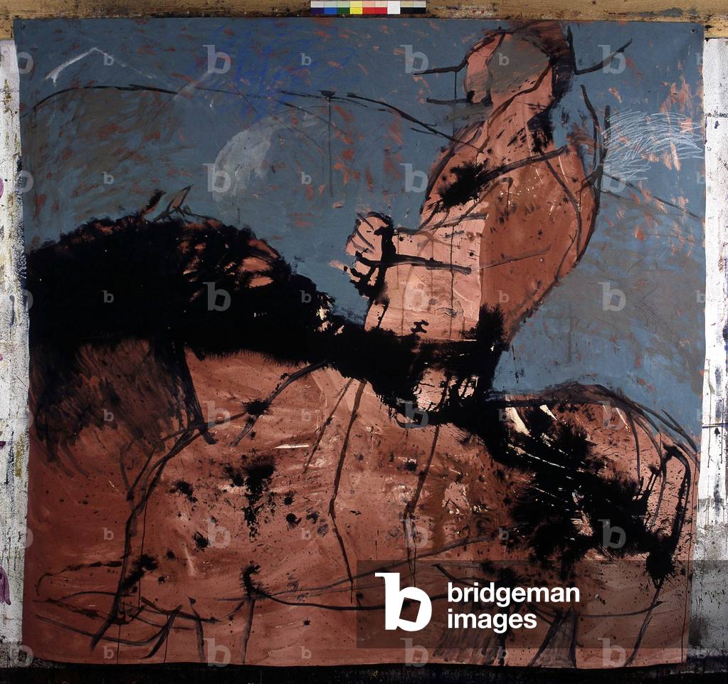 Bild von Gemälde "Kavalier" 1989 von Patrick Loste