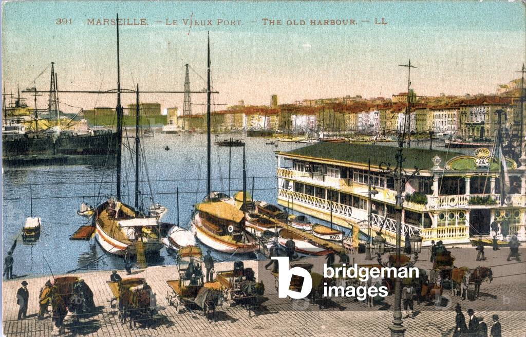 Old port of Marseille. 1900 (photo)