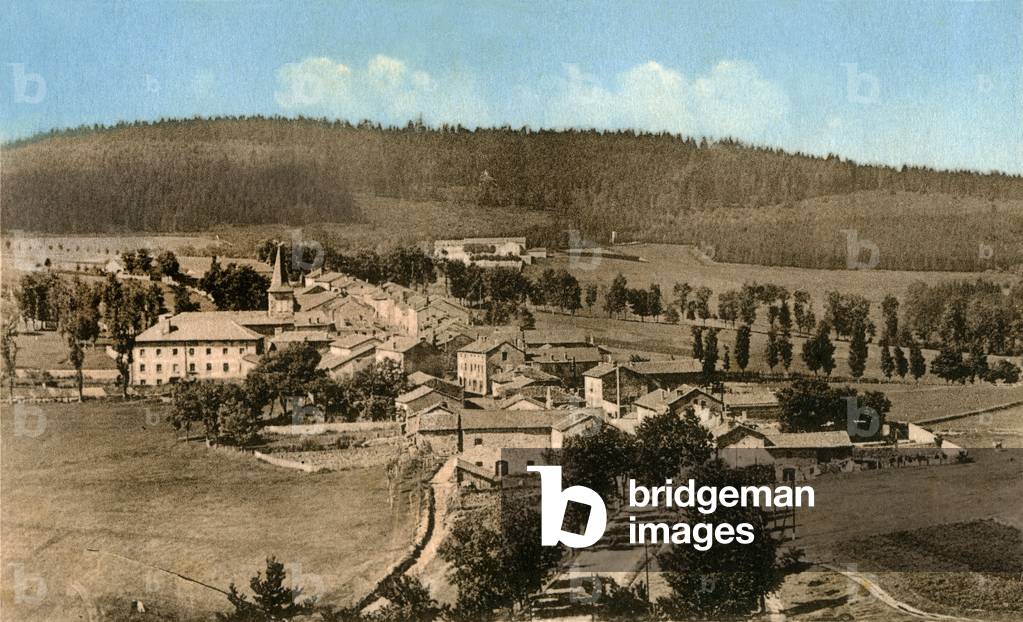 The village of Saint-Bonnet-le-Froid, 1938 (Postcard)
