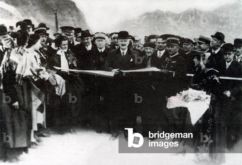 Inauguration of the Iseran Pass by Albert Lebrun, 1937 (photo)