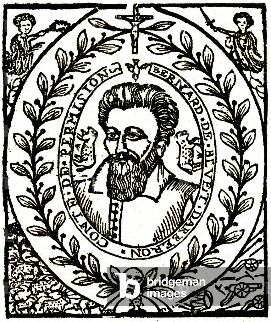 Portrait of the Count of Permission, 1603 (woodcut)