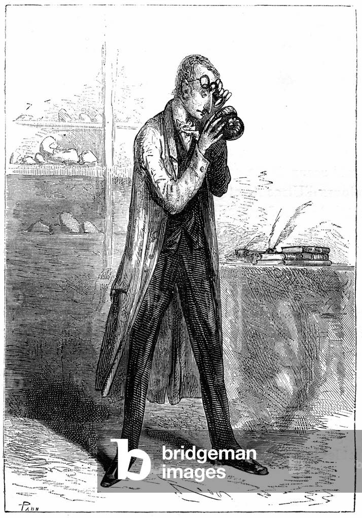 Illustration Jules Verne's novel 
