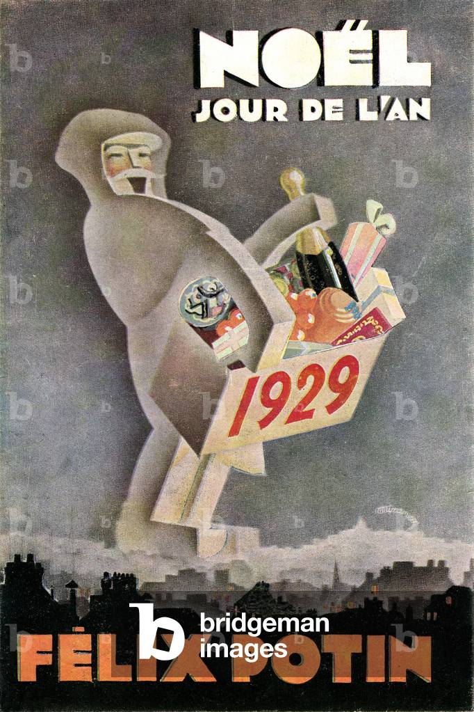 Cover of an advertising leaflet from the department stores Felix Potin, Noel 1929