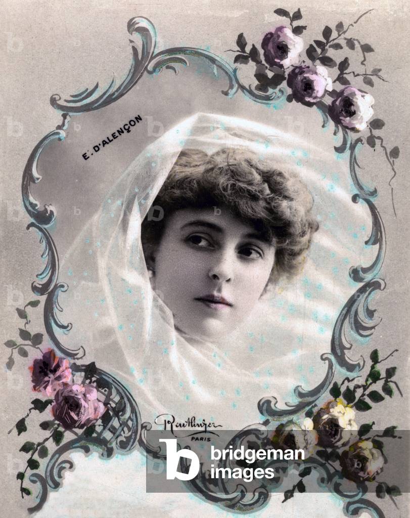 French courtesan Emilienne D'Alencon, end 19th/beg of 20th century  (photo)