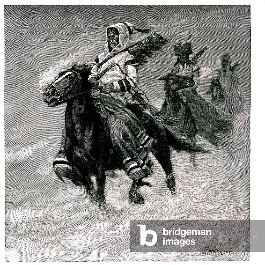 Wild and domestic horse of America in “Century Illustrated Monthly Magazine”, 1888-1889