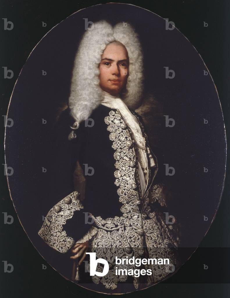 Portrait of Count Flaminio Tassi (?), 1720-25 (oil on canvas)