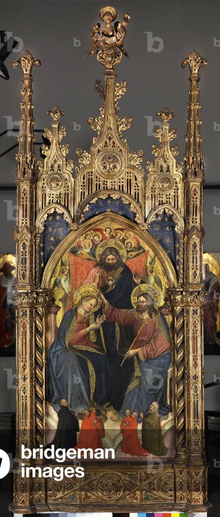Coronation of the Virgin, c.1400 (tempera su tavola)