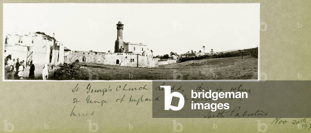St. George's Church, Ludd, 2nd December 1917 (b/w photo)