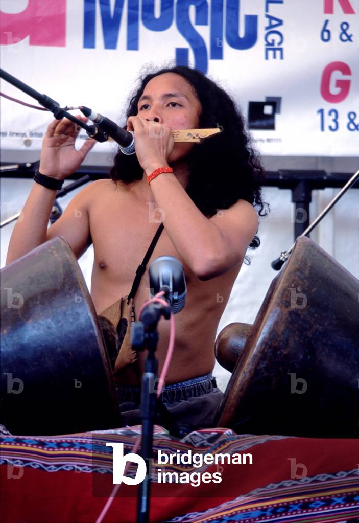 Musician from Philippines playing