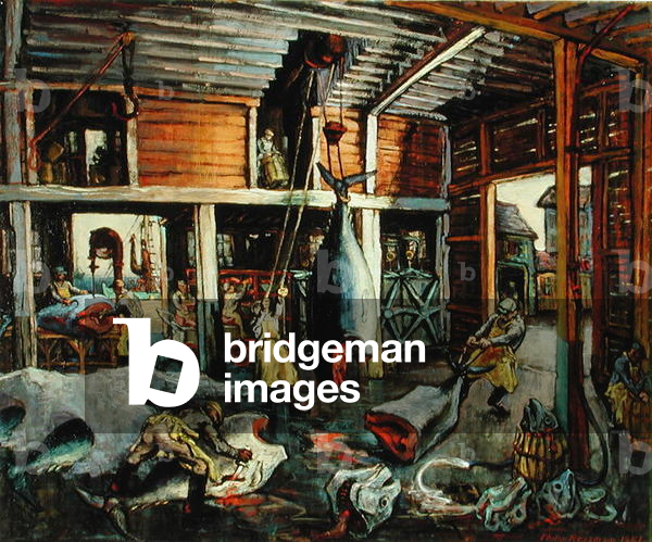Tuna Shed, 1951 (oil on board)