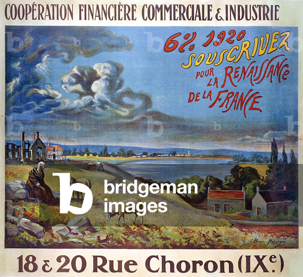 Poster advertising the National Loan, 1920 (colour litho)