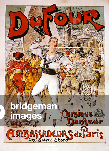 Du Four poster (colour litho)